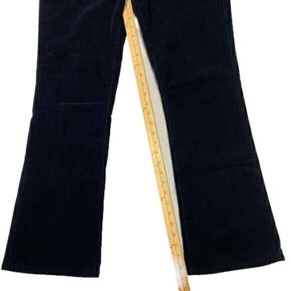 Adriano Goldschmied Maternity Jeans Womens 31 Black Corduroy Pea in a Pod Pants - Picture 11 of 14